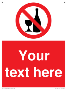 Custom prohibition no alcohol